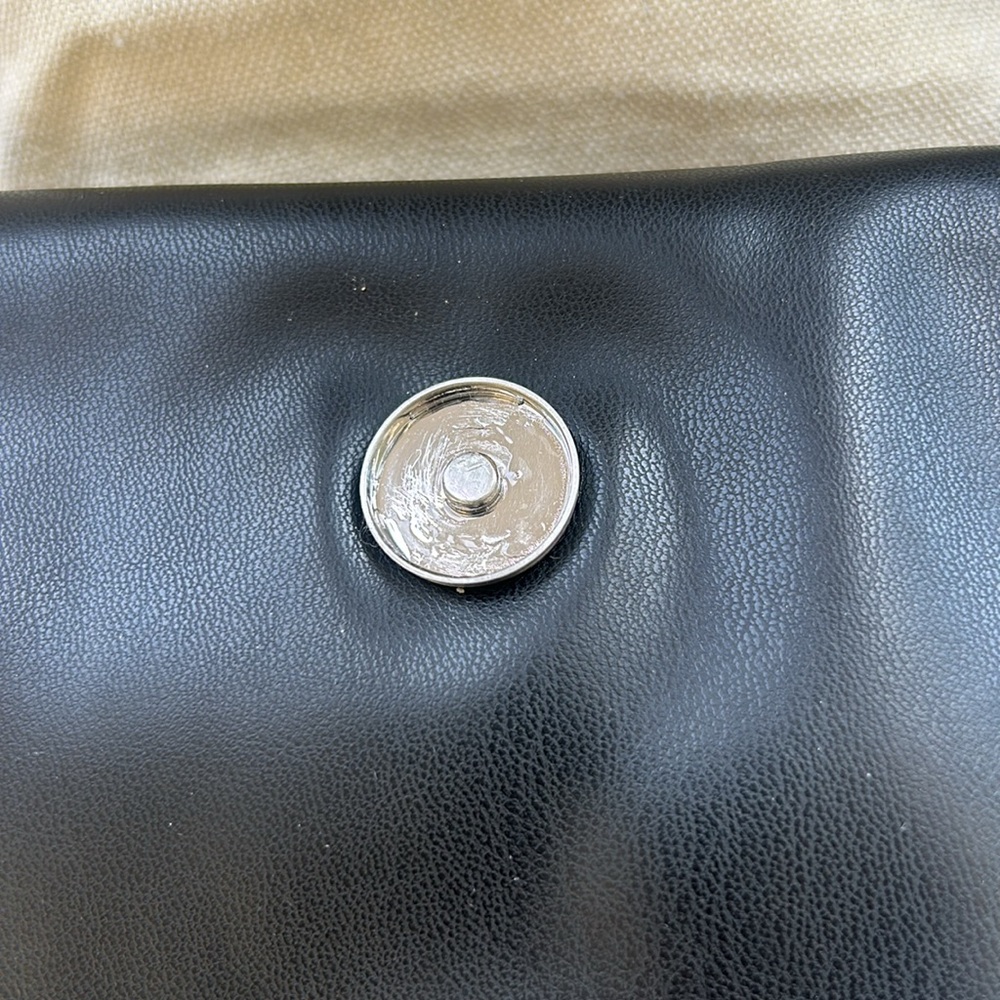 Simon Miller Black Leather Shoulder Bag with Silver Chain Handle - Picture 15 of 15